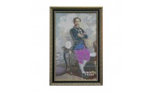 กรอบรูปผ้าปักรูปราชกาลที่ 5 วางบูชาและประดับบ้าน